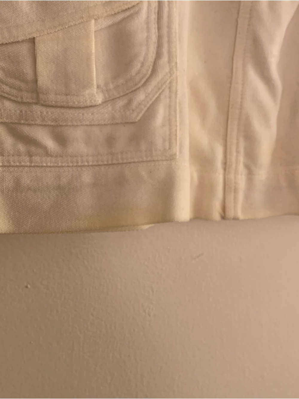 Balenciaga Cream Mini Skirt with Utility Pockets - Picture 6 of 11
